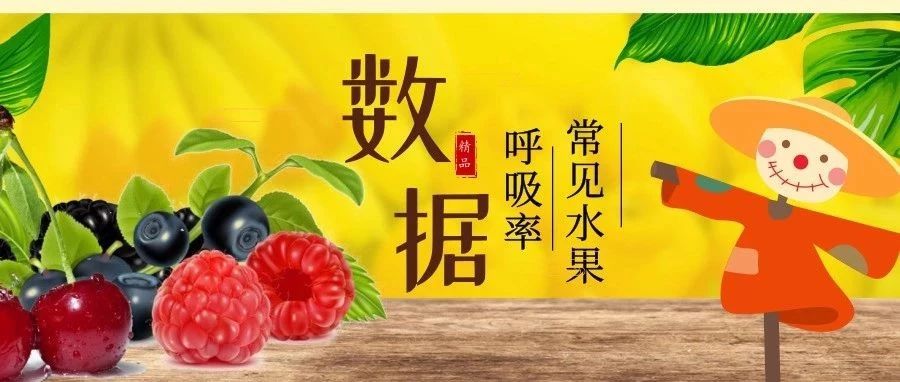 丹普客——常見(jiàn)水果的呼吸率