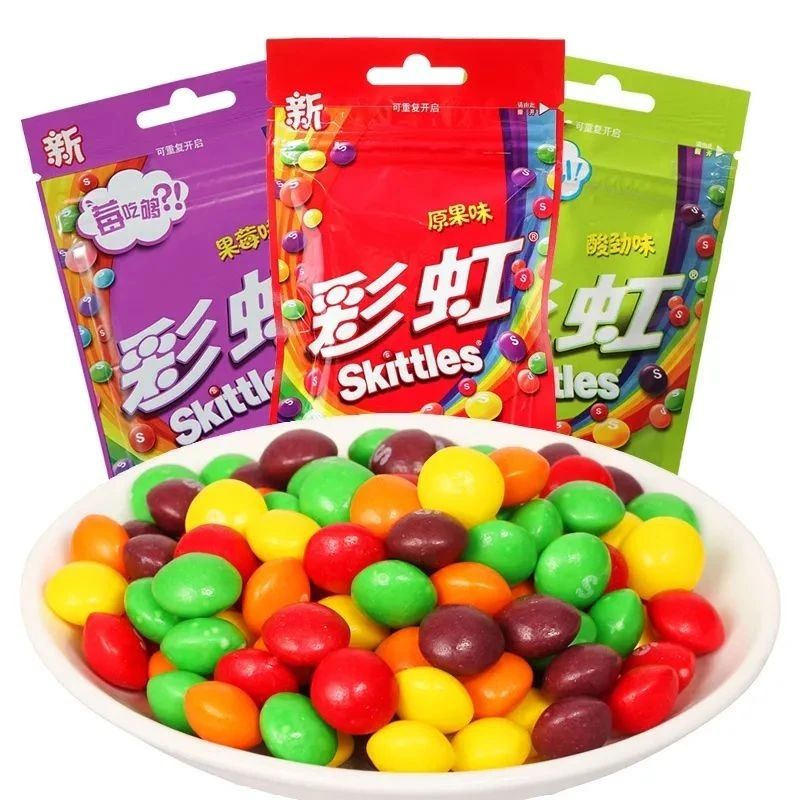 弟弟愛(ài)吃的彩虹糖，新包裝可自然降解